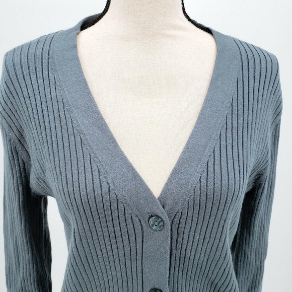 A New Day Casual Fit Front Cardigan Sweater Large NWT - Picture 2 of 7